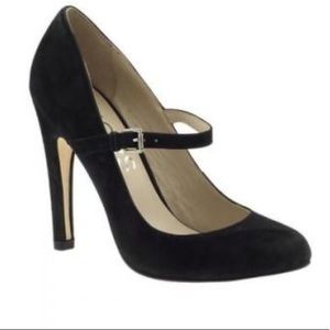 Michael Kors Black Suede Maryjane Pumps